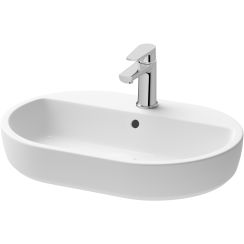 Cersanit Caspia mosdótál 60x42 cm ovális mosdótálak fehér K11-0099