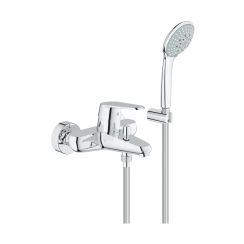 Grohe Eurodisc Cosmopolitan kád és zuhany csaptelep fali StarLight Chrome 33395002