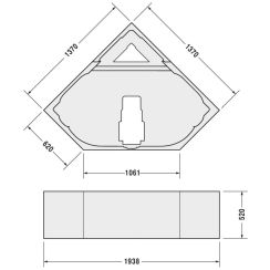 Duravit D-Code kád burkolat 790476000000000