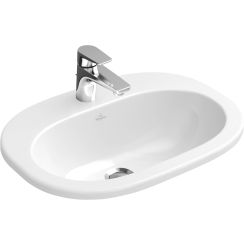 Villeroy & Boch O.Novo mosdótál 56x40.5 cm ovális süllyesztett fehér 416156R1