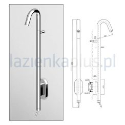 Zucchetti Pan kolumna natryskowa ZP8061.N1