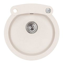 Alveus Rock'n'Roll gránit mosogató 53x53 cm fehér 1211011