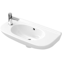 Villeroy & Boch O.Novo mosdótál 50x25 cm félkör alakú klasszikus fehér 53615101