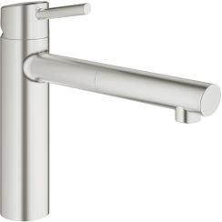 Grohe Concetto konyhai csaptelep álló SuperSteel 31129DC1