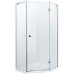 Roca Metropolis zuhanykabin 90x90 cm króm fényes/átlátszó üveg AMP3709012M