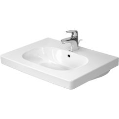 Duravit D-Code mosdótál 65x48.5 cm négyszögletes klasszikus-beépíthető fehér 03426500002