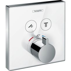 Hansgrohe ShowerSelect kád és zuhany csaptelep süllyesztett igen króm-fehér 15738400