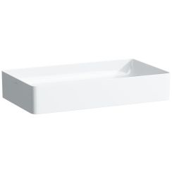 Laufen Living Square mosdótál 60x34 cm négyszögletes mosdótálak fehér fényes H8114340001121