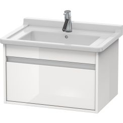 Duravit Ketho szekrény 80x46.5x41 cm Függesztett, mosdó alatti fehér KT666402222