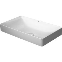 Duravit DuraSquare mosdótál 60x34.5 cm négyszögletes mosdótálak fehér 2355600000