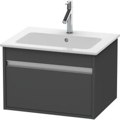 Duravit Ketho szekrény 60x47.5x41 cm Függesztett, mosdó alatti grafit KT641804949