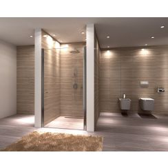 Rea Open Space drzwi prysznicowe 90 cm 1-skrzydłowe prawe szkło transparentne REA-K0986