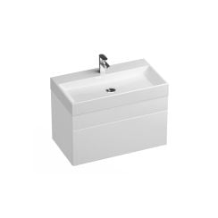 Ravak Natural szekrény 80x45x45 cm mosdókagyló alá akasztható fehér X000001052