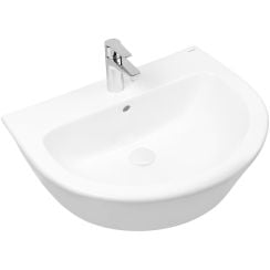Oltens Jog mosdótál 61x49 cm félkör alakú klasszikus fehér 41501000