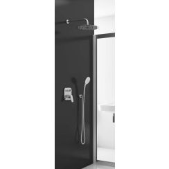 Excellent Logis deLuxe B zestaw prysznicowy z baterią podtynkową Hansgrohe chrom ARAC.SET.LOGB