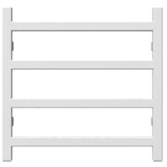 Terma Simple DW fürdőszoba radiátor dekoratív 199.5x50 cm fehér WGSDW199050K916Z1