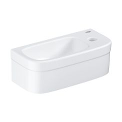 Grohe Euro Ceramic mosdótál 37x18 cm félkör alakú klasszikus fehér 3932700H