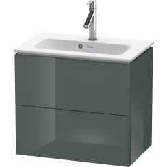 Duravit L-Cube szekrény 62x39.1x55 cm Függesztett, mosdó alatti szürke LC625603838