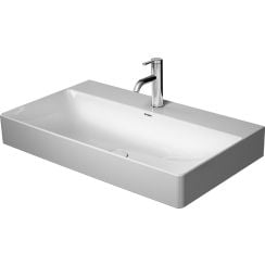 Duravit DuraSquare mosdótál 80x47 cm négyszögletes beépíthető fehér 2353800041