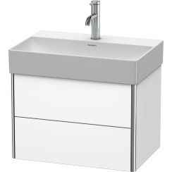 Duravit XSquare szekrény 58.4x39x39.7 cm Függesztett, mosdó alatti fehér XS416701818