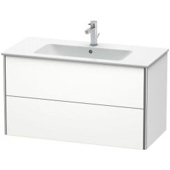 Duravit XSquare szekrény 101x47.8x56 cm Függesztett, mosdó alatti fehér XS417301818