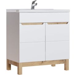 Comad Bali White szekrény 80x45x85 cm mosdó alatt álló BALIWHITE821