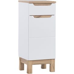 Comad Bali White szekrény 35x33x86 cm oldalt álló fehér-tölgy BALIWHITE810FSC