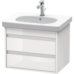 Duravit Ketho szekrény 60x45.5x48 cm Függesztett, mosdó alatti fehér KT665002222