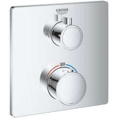 Grohe Grohtherm kád és zuhany csaptelep süllyesztett igen StarLight Chrome 24079000