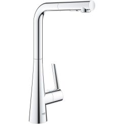 Grohe Zedra konyhai csaptelep álló StarLight Chrome 32553002