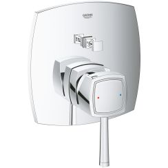 Grohe Grandera kád és zuhany csaptelep süllyesztett StarLight Chrome 24068000