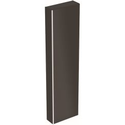 Geberit Acanto szekrény 45x17.4x173 cm oldalt függő fekete 500.637.16.1