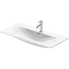 Duravit Viu mosdótál 103x49 cm négyszögletes beépíthető fehér 2344100000