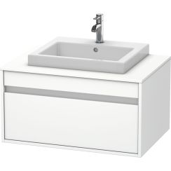 Duravit Ketho szekrény 80x55x42.6 cm Függesztett, mosdó alatti fehér KT679401818