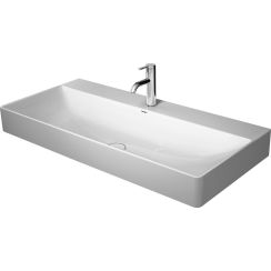 Duravit DuraSquare mosdótál 100x47 cm négyszögletes beépíthető fehér 2353100070