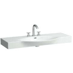 Laufen Palace mosdótál 120x51 cm négyszögletes klasszikus-beépíthető fehér fényes H8117040001041