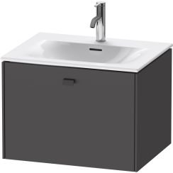 Duravit Brioso szekrény 62x47.9x44.4 cm Függesztett, mosdó alatti grafit BR421004949
