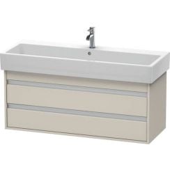 Duravit Ketho szekrény 115x44x48 cm Függesztett, mosdó alatti szürke KT663909191