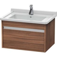 Duravit Ketho szekrény 80x46.5x41 cm Függesztett, mosdó alatti dió KT666407979