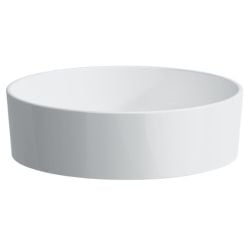Laufen Kartell mosdótál 42x42 cm kerek mosdótálak fehér fényes H8123314001121