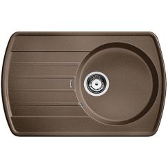 Blanco Rondoval 45 S gránit mosogató 78x50 cm barna 521920