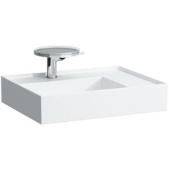 Laufen Kartell mosdótál 60x46 cm négyszögletes klasszikus fehér fényes H8103340001121