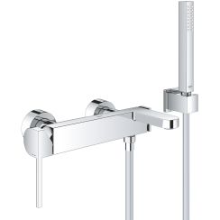 Grohe Plus kád és zuhany csaptelep fali StarLight Chrome 33547003