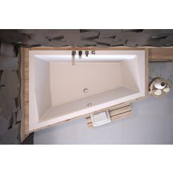 Besco Intima sarokkád 170x125 cm baloldali fehér #WAID-170-SL