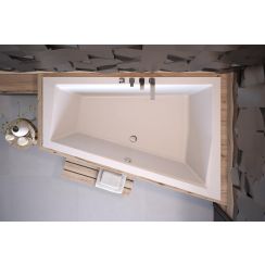 Besco Intima sarokkád 170x125 cm jobboldali fehér #WAID-170-SP
