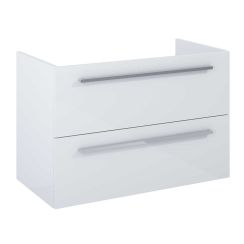 Elita Kwadro Plus szekrény 79.6x39.6x53 cm Függesztett, mosdó alatti fehér 166716