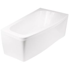 Készlet sarokkád Besco Luna #WAL-150-NP, kád burkolat Besco Luna OAL-150-NP