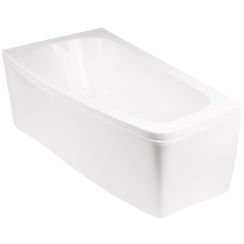 Készlet sarokkád Besco Luna #WAL-150-NL, kád burkolat Besco Luna OAL-150-NL