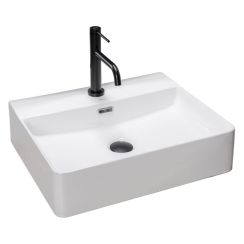 Rea Gina mosdótál 59x43.5 cm négyszögletes mosdótálak fehér REA-U0677