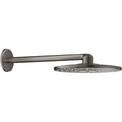 Grohe Rainshower fejzuhany karral 31x31 cm kerek Brushed Hard Graphite 26475AL0